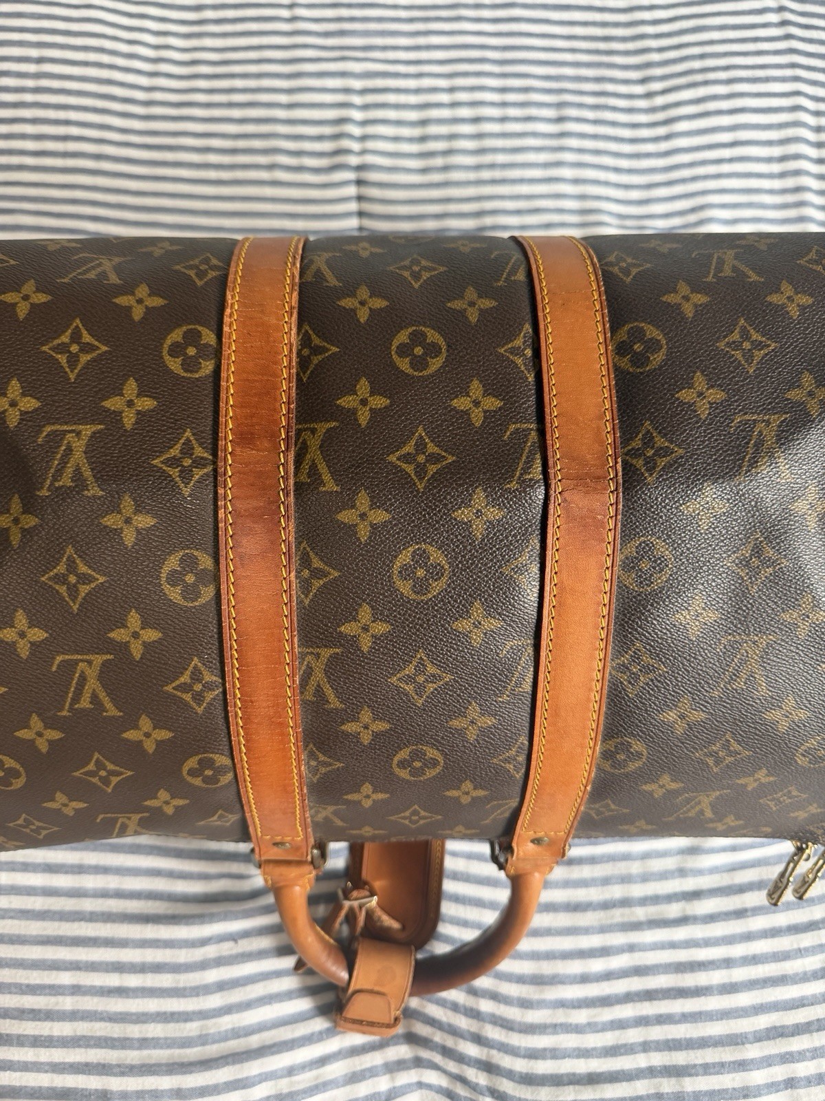 Louis Vuitton Monogram Keepall 45 Boston Bag Travel Bag