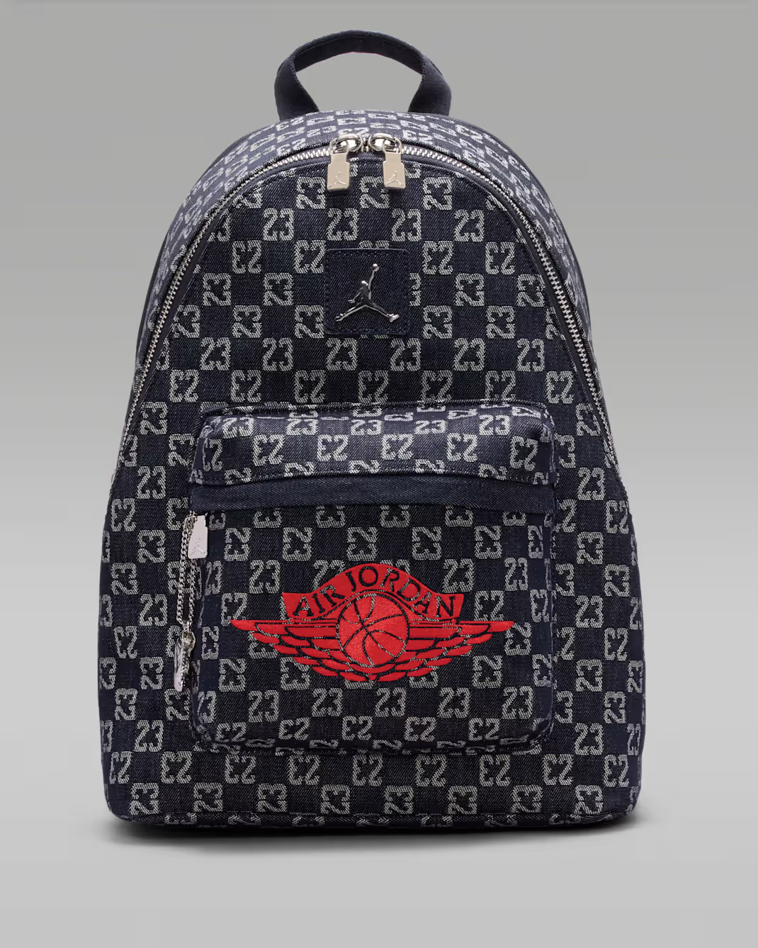 Nike Air Jordan Monogram Backpack Gym Bag MA9259-BHD Indigo Blue Laptop Sleeve