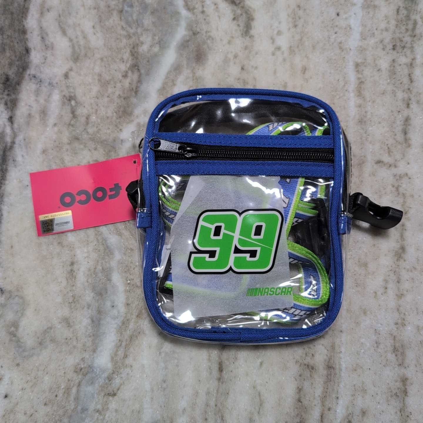 99 Suarez NASCAR Clear Bag Stadium Approved Transparent Events Stocking Stuffer