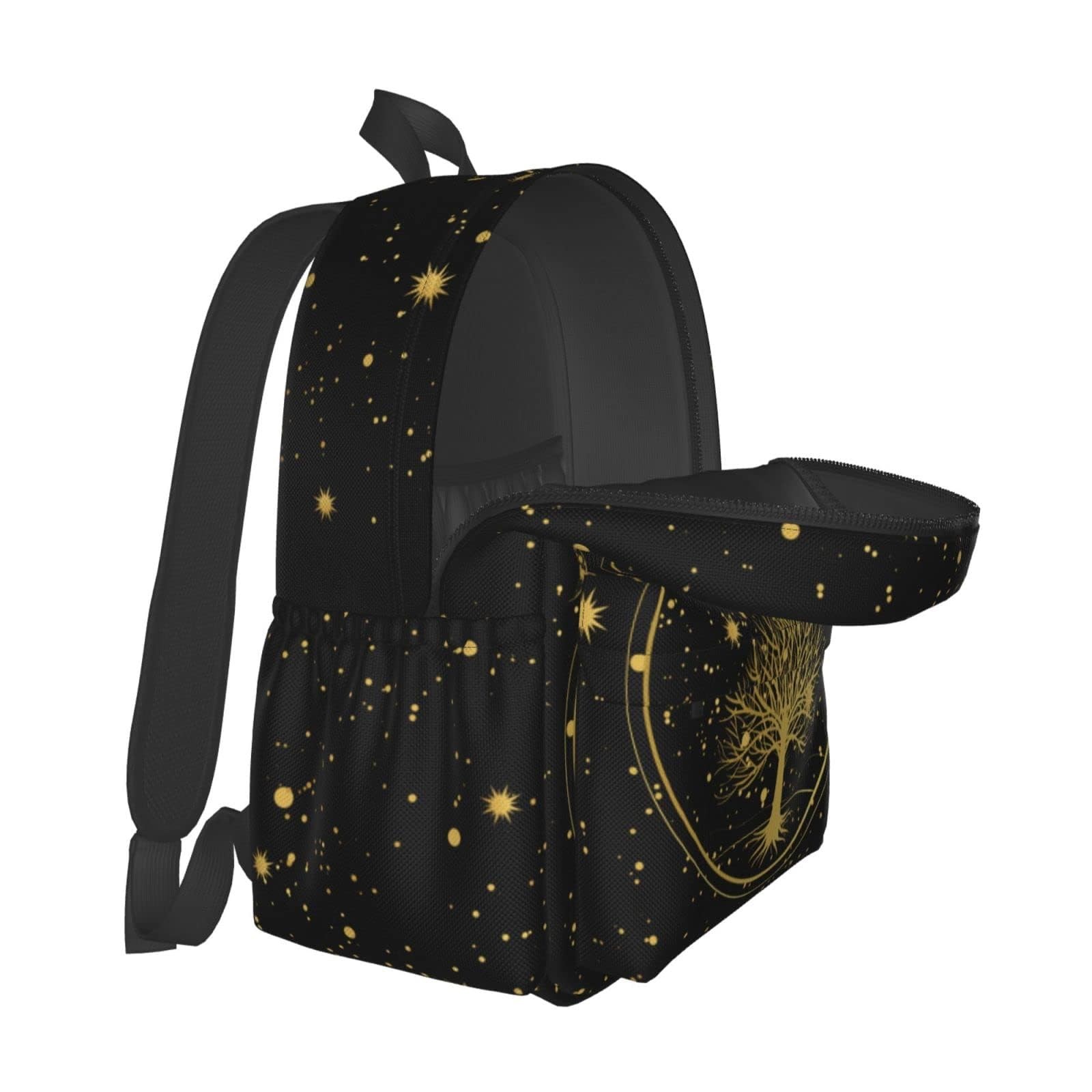 Tree Sun Moon Phase Backpack Laptop Bookbag Multipurpose Daypack Travel School