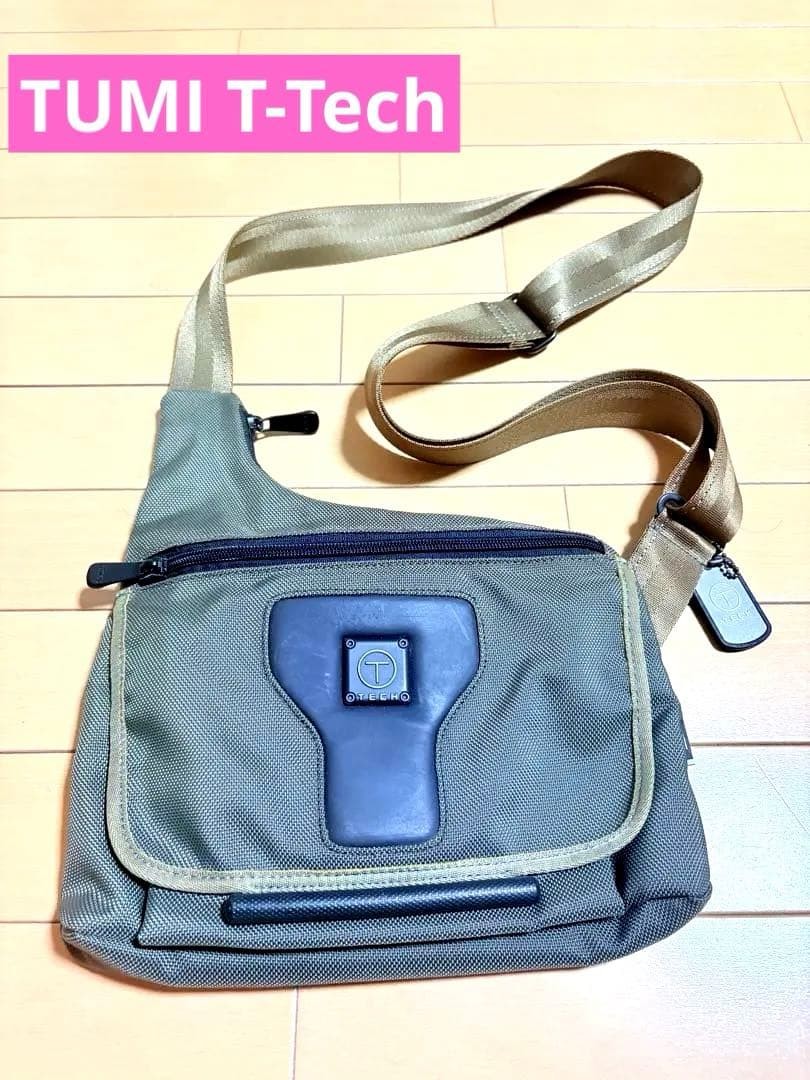 TUMI T TECH Shoulder Bag Khaki