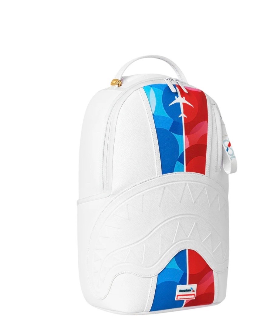 Sprayground x American Airlines Centennial Max Altitude Backpack White BRAND NEW
