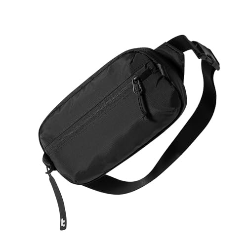 Sling Bag with RFID Blocking, Crossbody Bag Minimalist Chest 1.5L Black