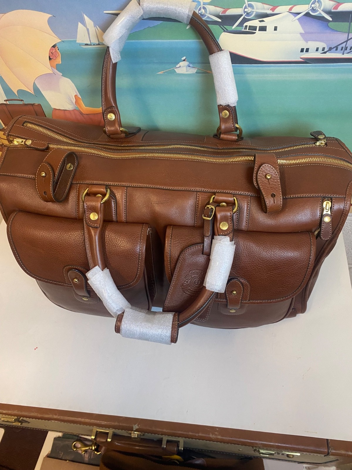 Ghurka Original Collection No. 2 Express Vintage Leather Carry-On Travel Bag