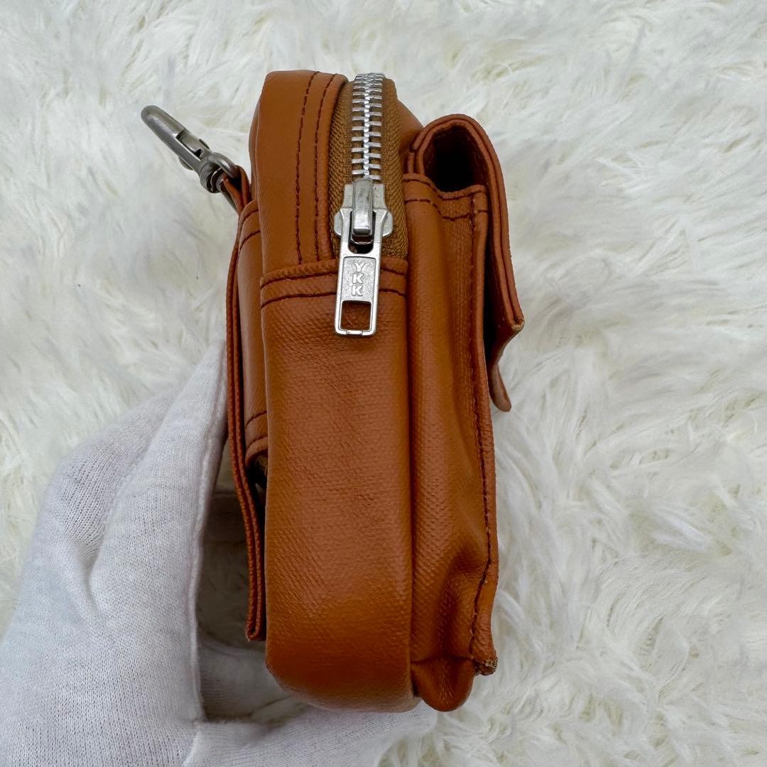 PORTER Brown Pouch Belt Pouch with Hook