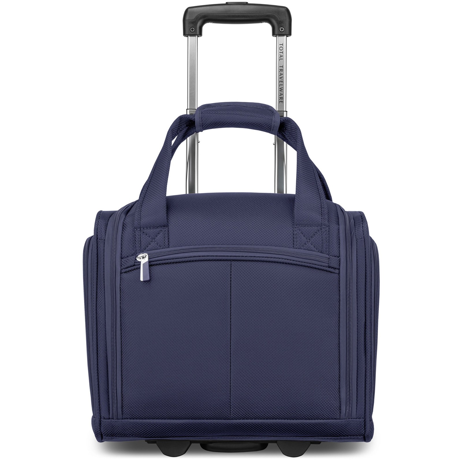 TOTAL TRAVELWARE Everest Expandable Softside Spinner Navy 15 Inch Under Seat U2