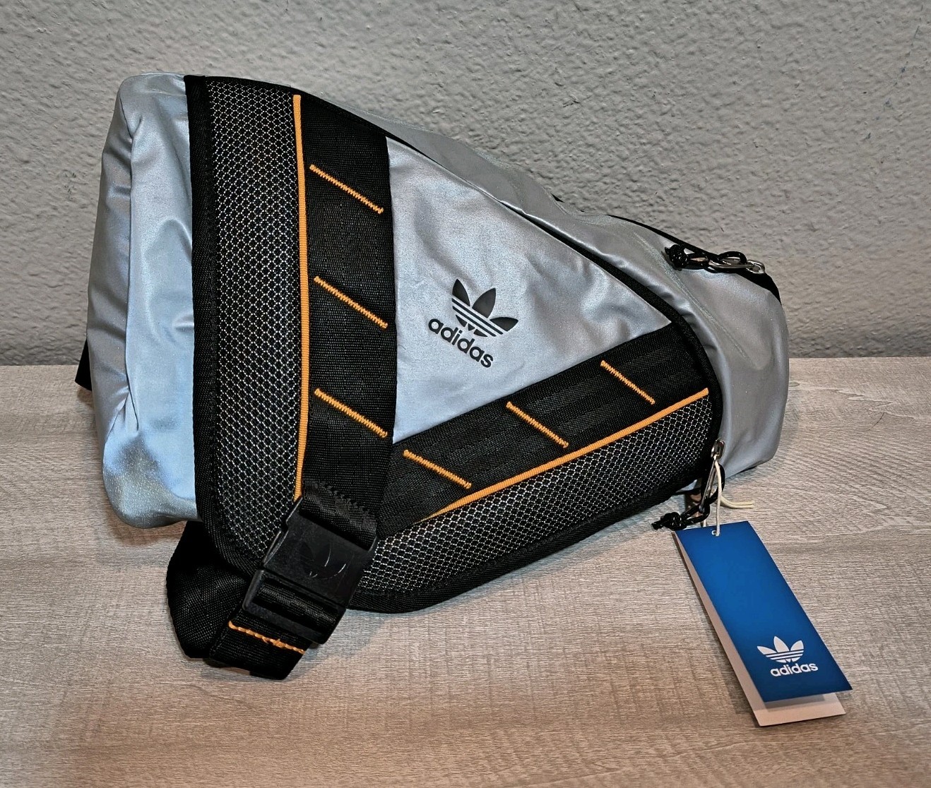 Adidas BACKPACK / Sling / Full Reflective / IW8624 / Skateboarding / Biking