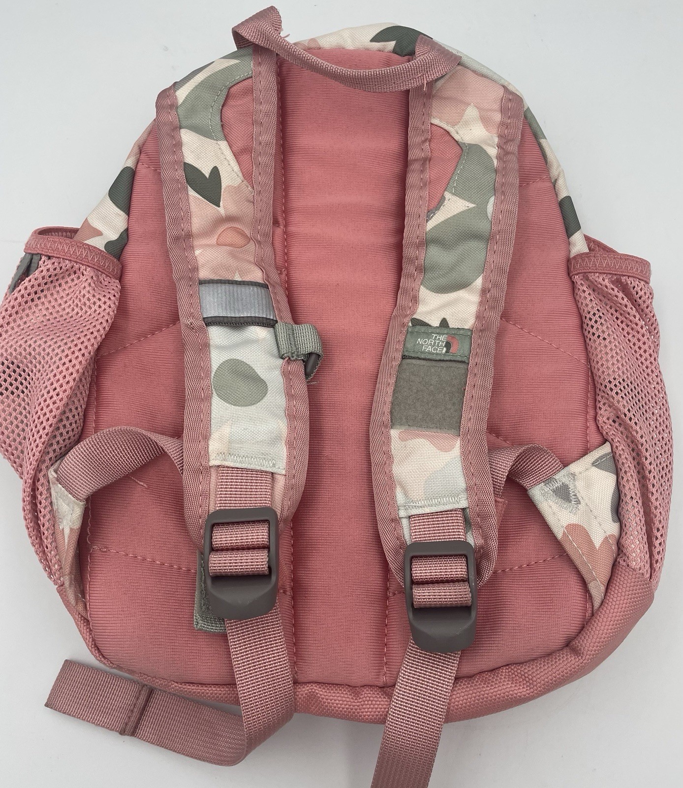 The North Face Sprout Backpack Multi Pink Gray Floral Purse Handbag Kids Travel
