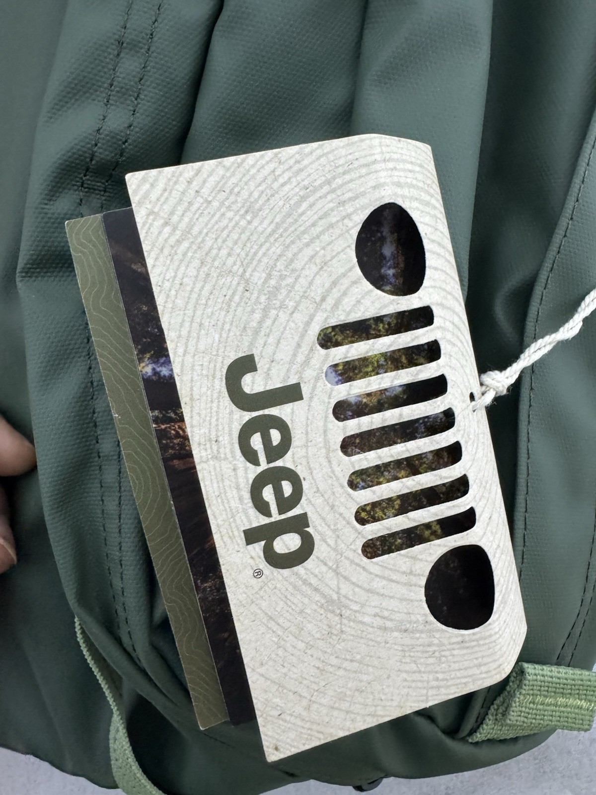 NWT Jeep Cylindrical Green Backpack Men’s