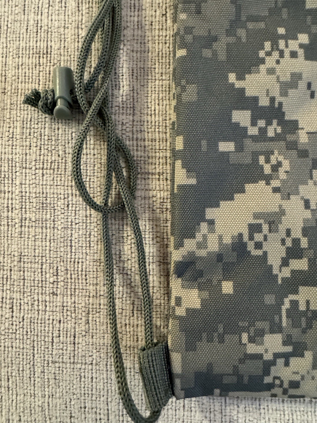 Sparta Pewter Drawstring Backpack Digital Camo HHB Eighth Army Bag