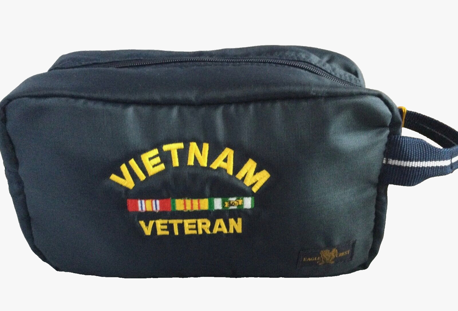 Mens Vietnam Veteran Nylon Toiletry Bag Dopp Kit Travel Gym by Eagle Crest