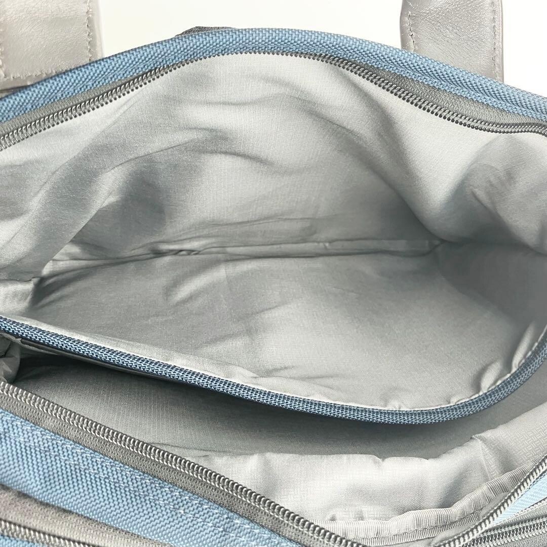 TUMI ALPHA 3 Navy Gray Business Bag 2Way Expandable Shoulder A4 Laptop Auth