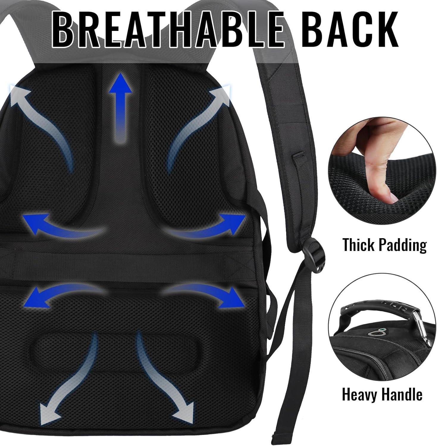 Large Backpack for Men, Extra Large Laptop Backpacks for Men Women, Water Resist