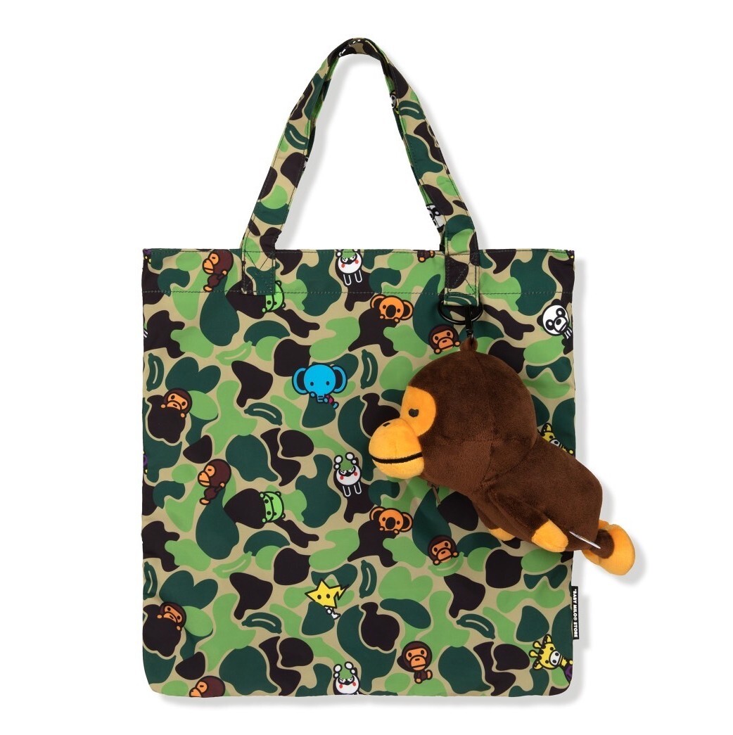 *A BATHNIG APE BABY MILO STORE BABY MILO PLUSH DOLL RECYCLE TOTE BAG AM20189335