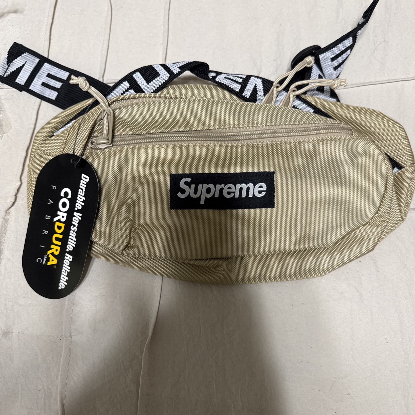 Supreme SS18 Waist Bag Tan – Cordura Nylon Fanny Pack – NWT