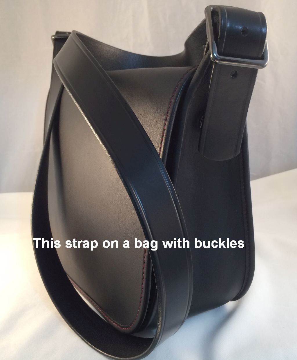 Leather Cross Body Adjustable Replacement Strap Handles 4 Bags Purses w/Buckles