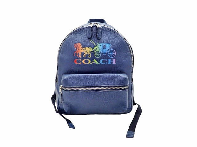Import duty included for US buyers COACH Jes Rainbow Horse & Carriage Backpack