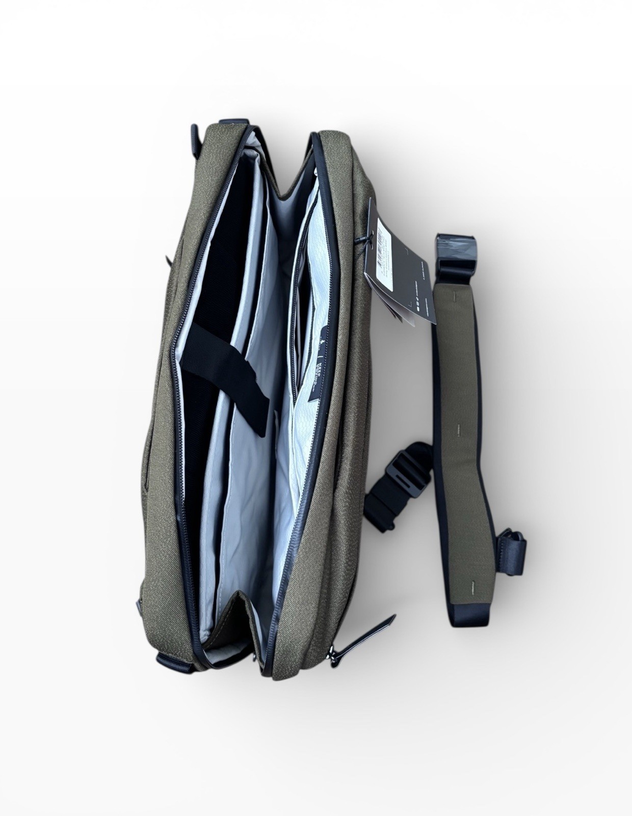 NWT Alpaka Elements Tech Brief Pro Laptop Bag/Backpack Army Green Axoflux 600D