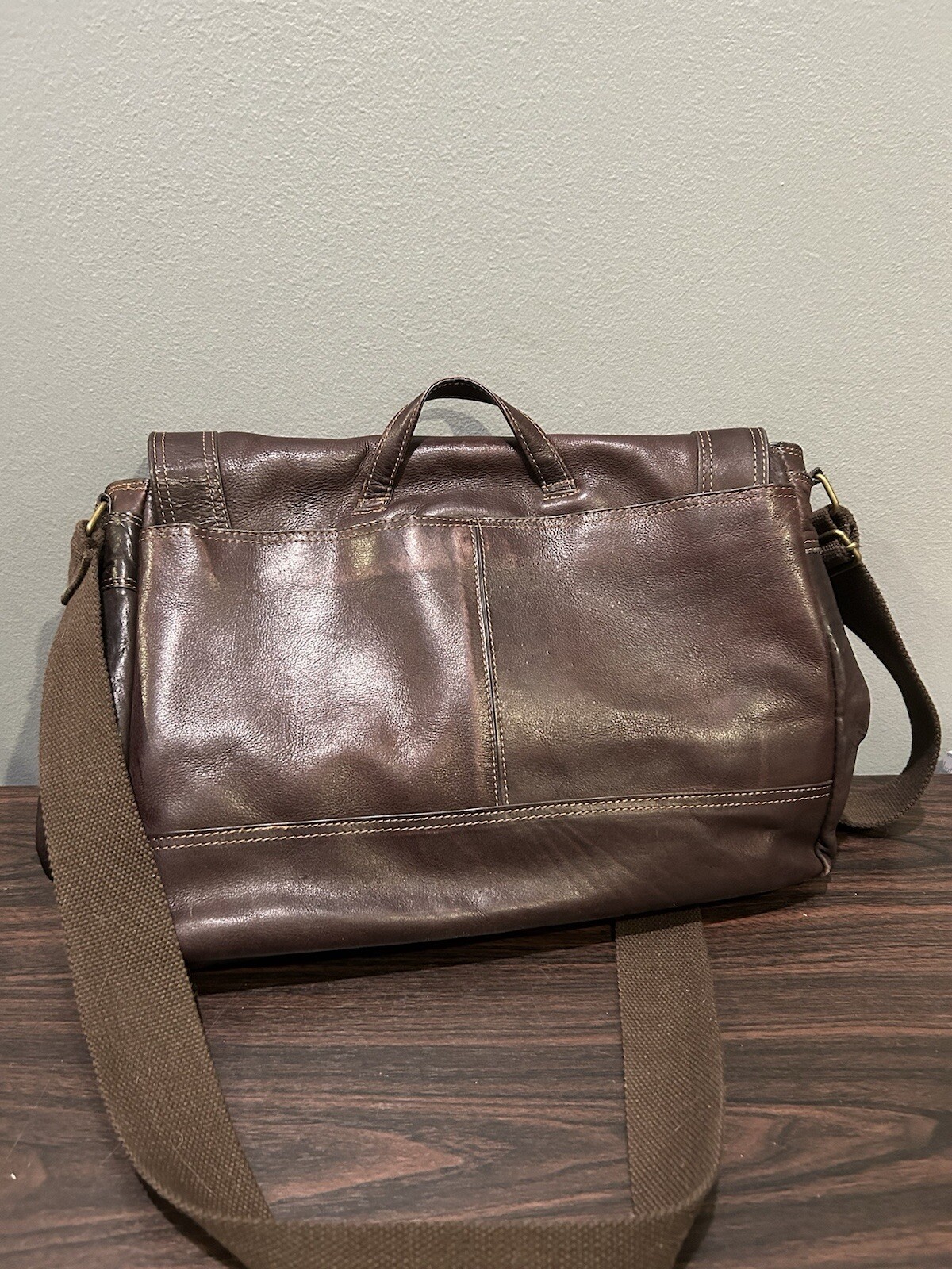 Leather computer bag men ebags