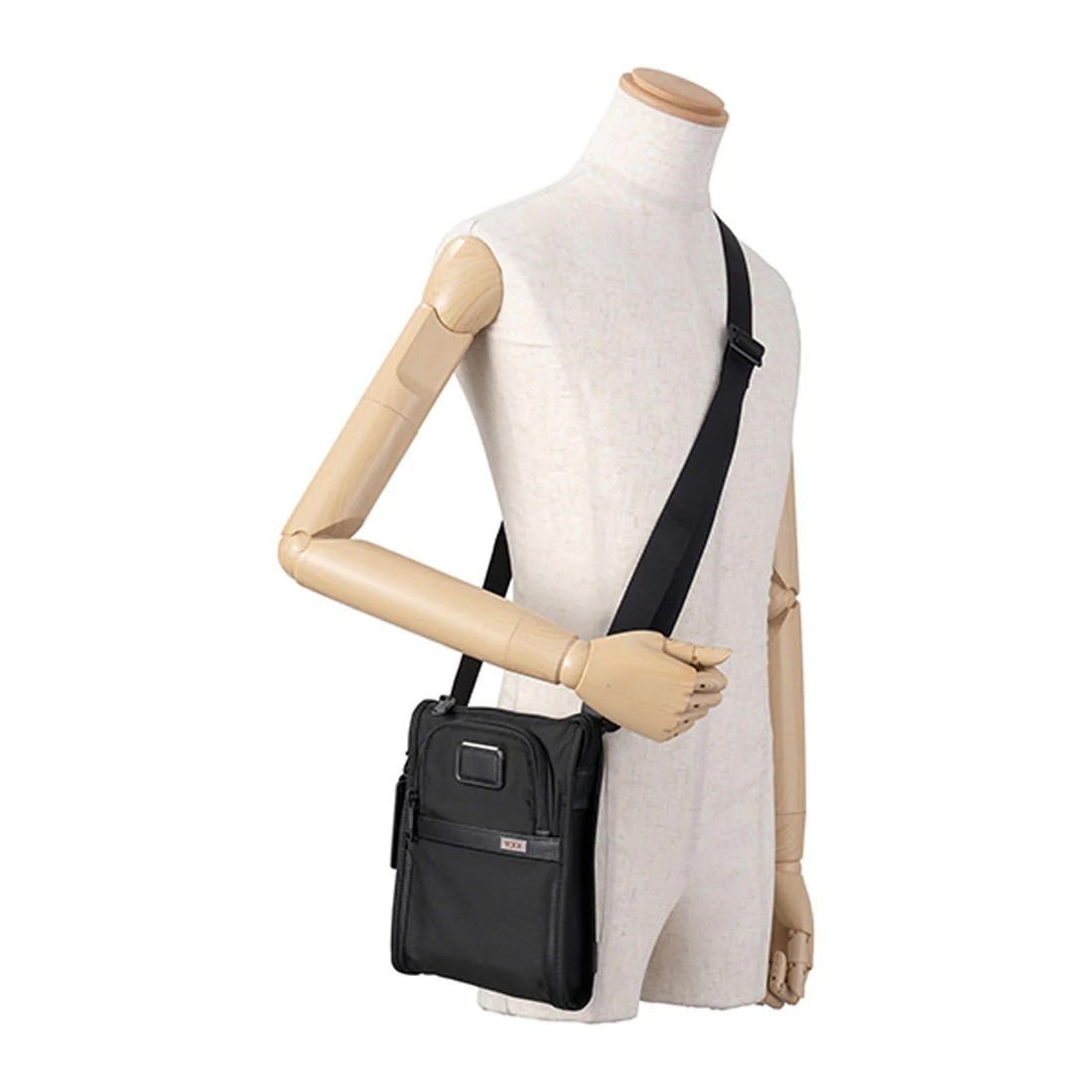 NEW TUMI Alpha 3 Pocket Bag Small Reflective Gray Crossbody Shoulder Travel