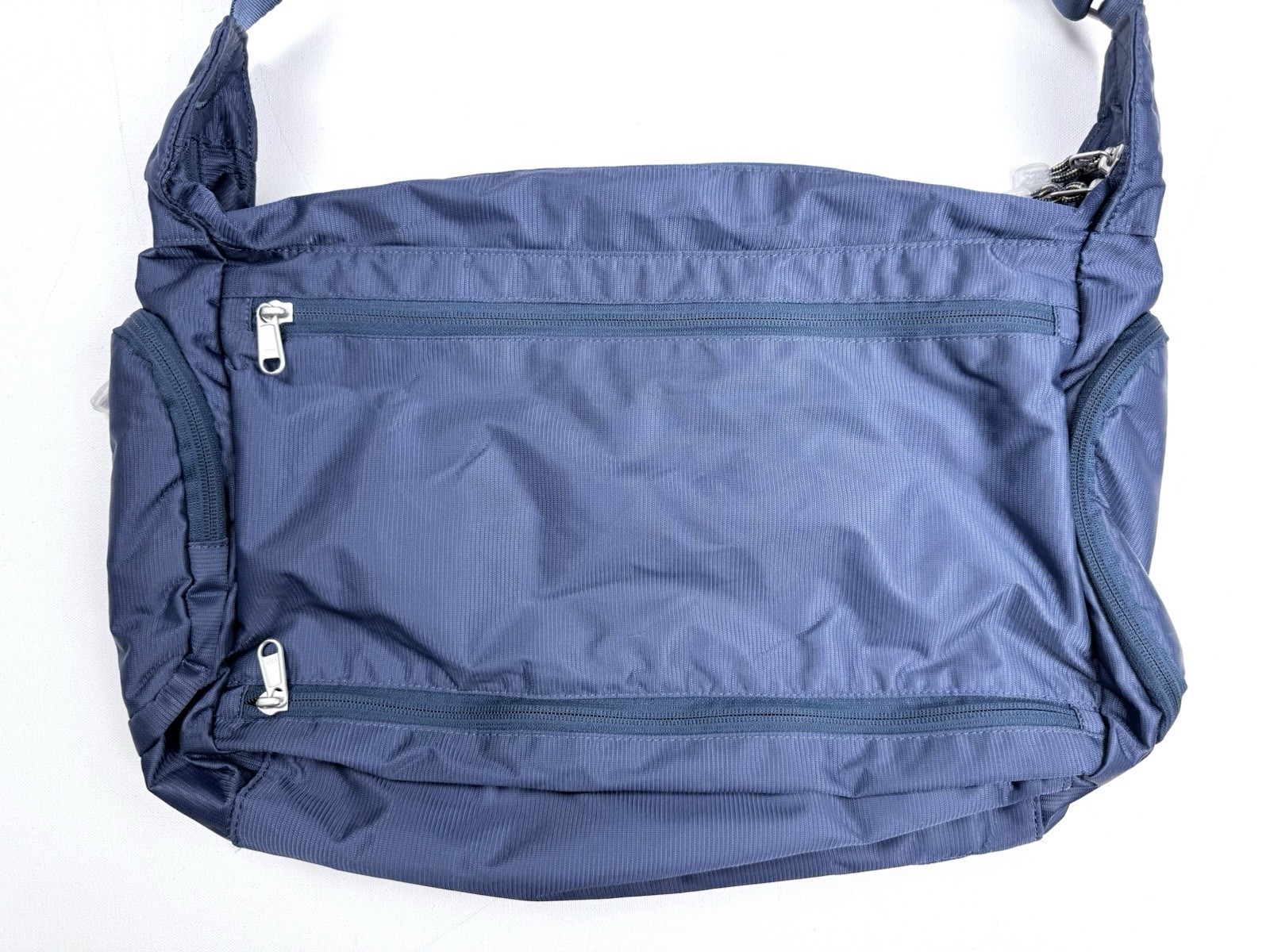 eBags EB2108A Blue Messenger Shoulder Bag Multiple Pockets