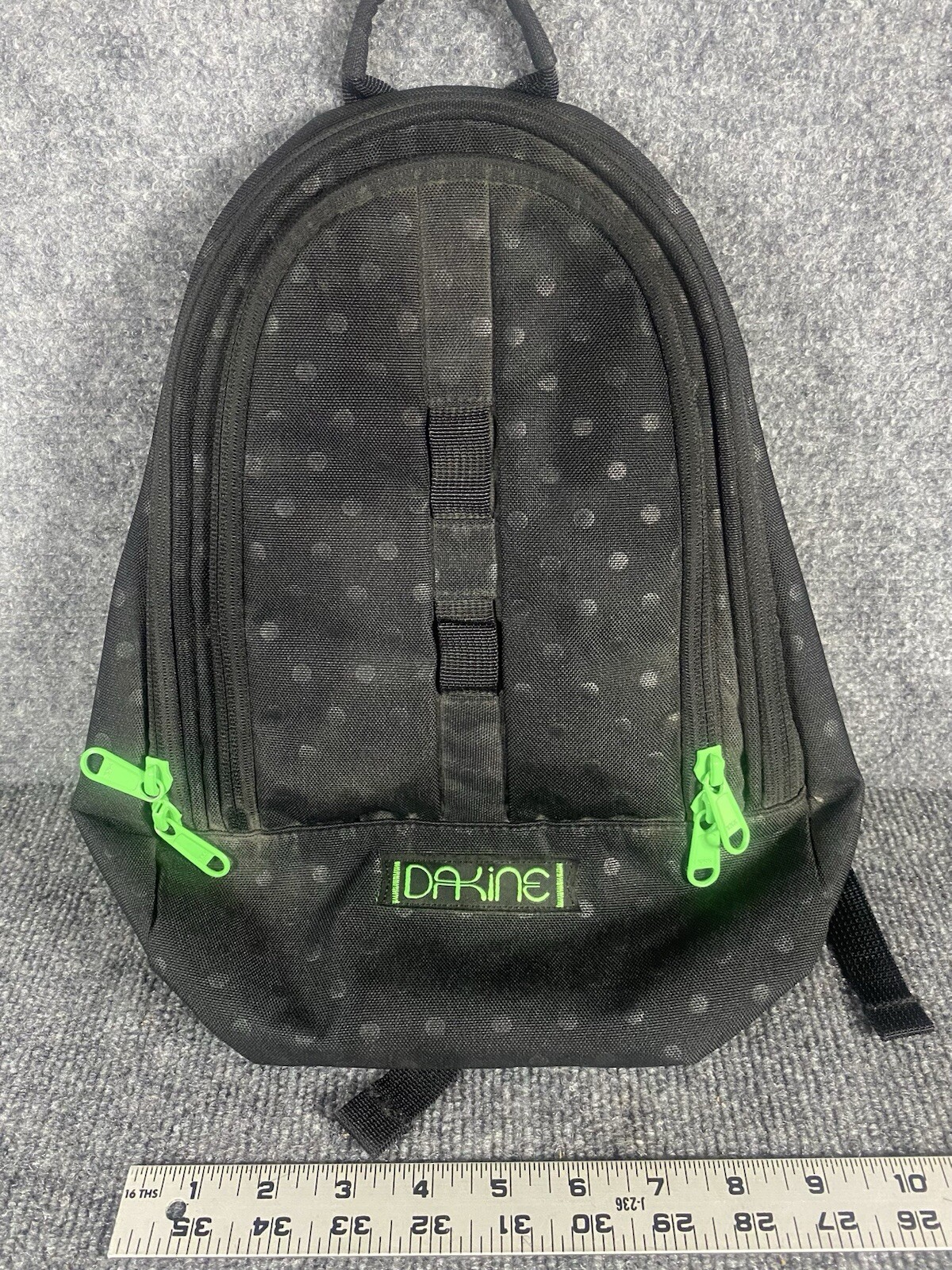 Dakine Backpack Cosmo 6.5L Small Mini Multipurpose School Bag Black Green