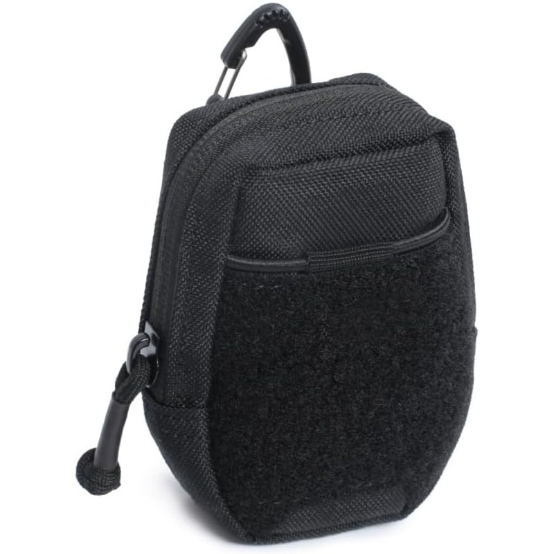 Mini Wallet Keychain EDC Pocket Pouch Small Utility Tactical Card Storage Bag