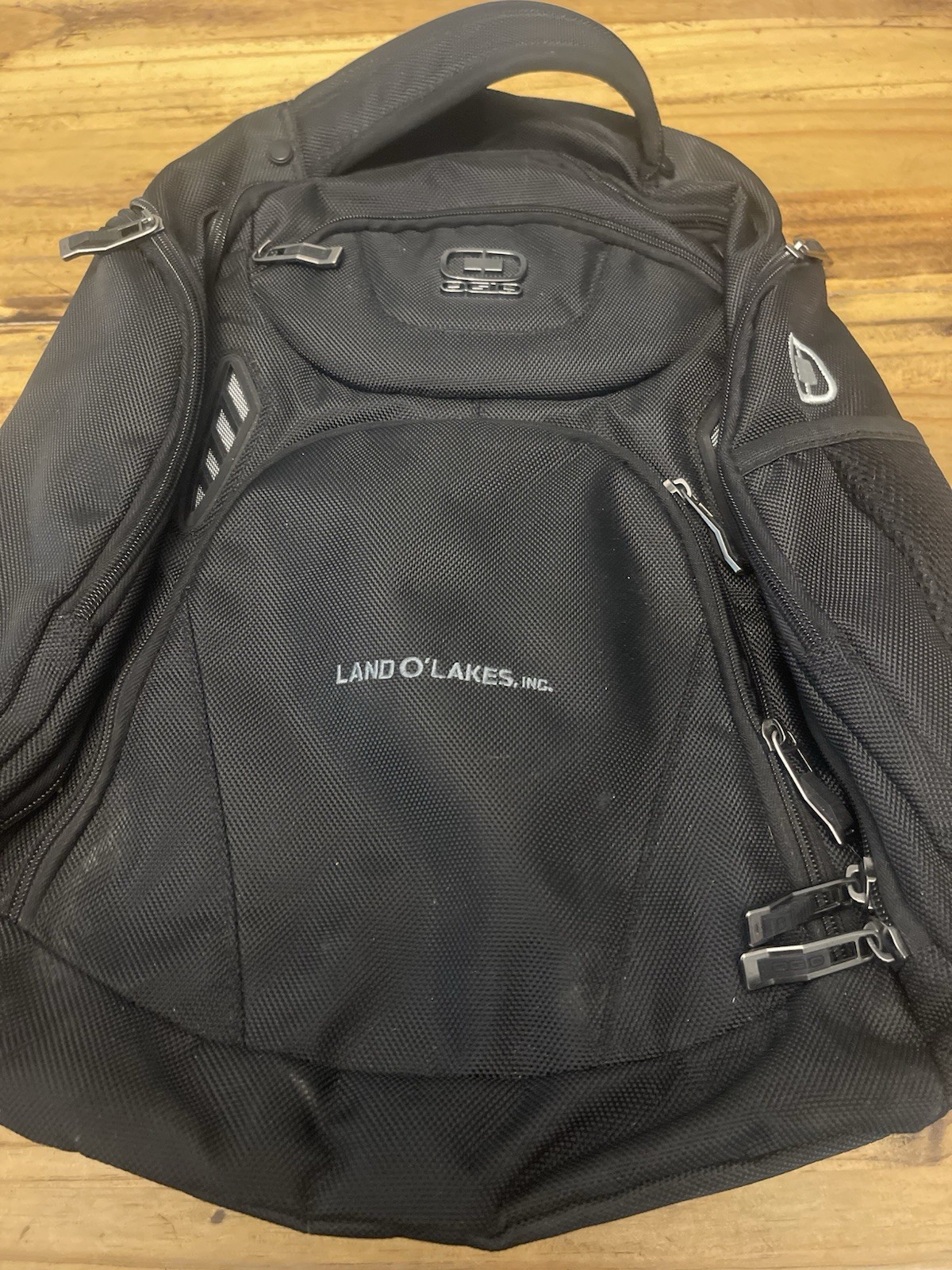 Ogio Mercur Air Flow System Laptop Multi Pocket Backpack Embroidered Black