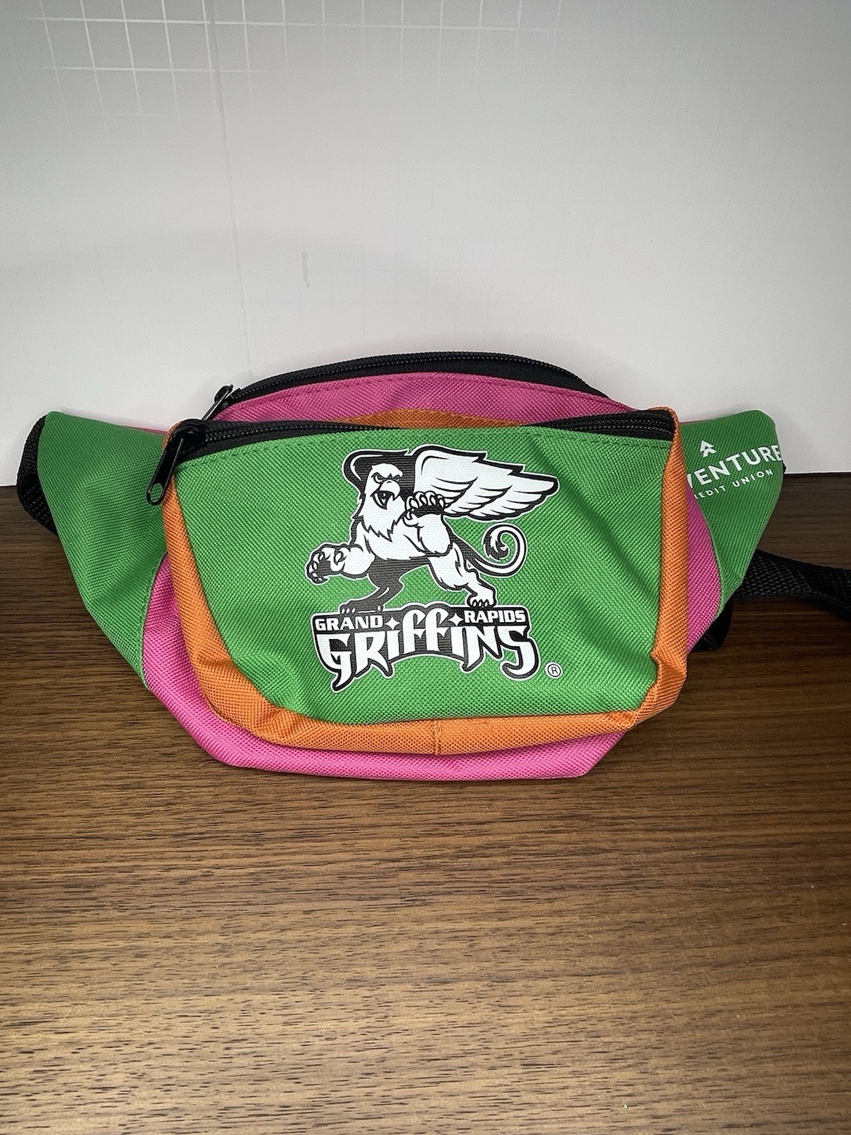 Grand Rapids Griffins Bright Neon Color Fanny Pack from Adventure Credit Union