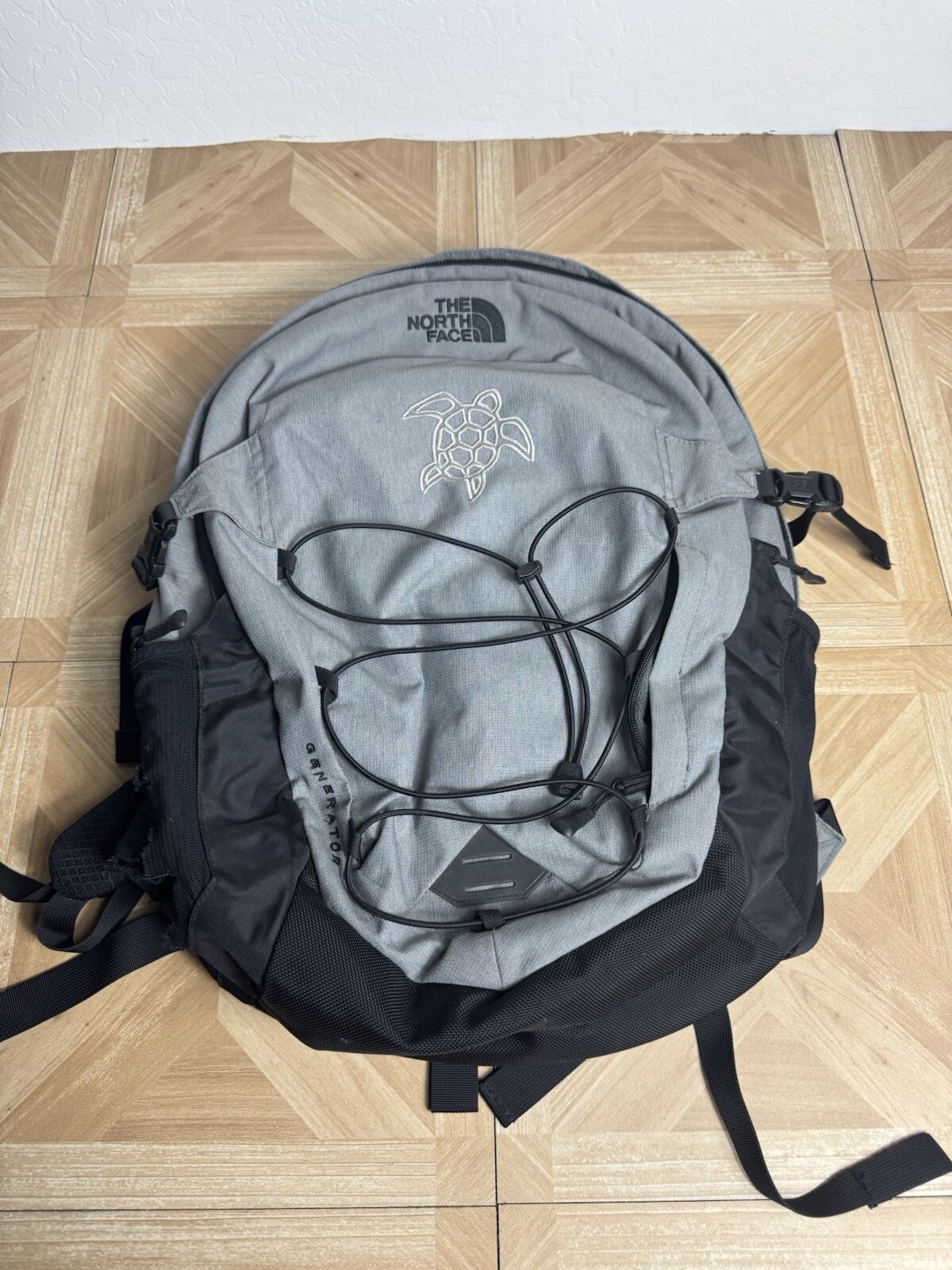 The North Face Generator Backpack Daypack Laptop Grey School Bag (turtle Logo)