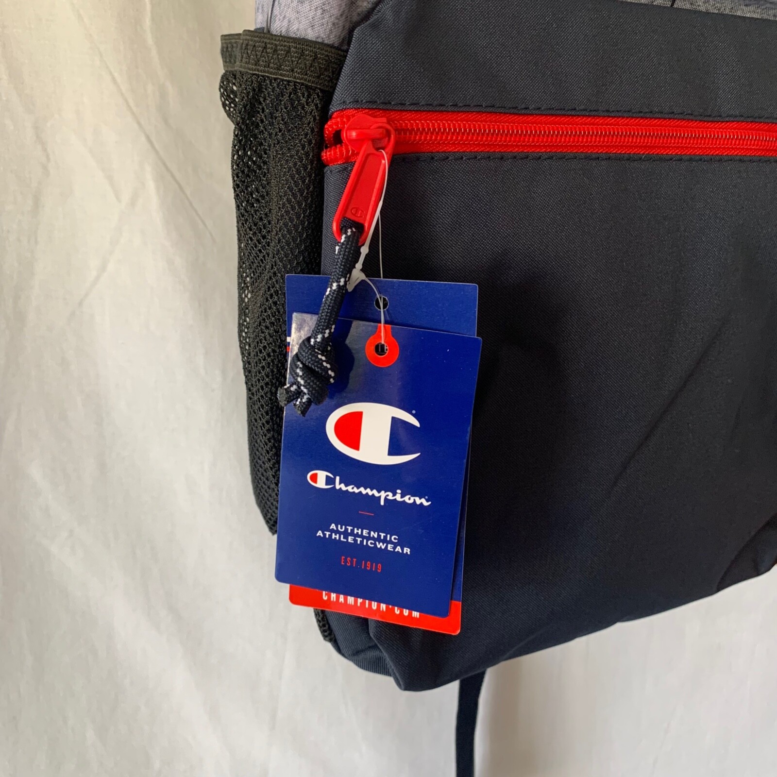 Champion Backpack Blue Padded Straps 11.5in x 16.5in x 5in