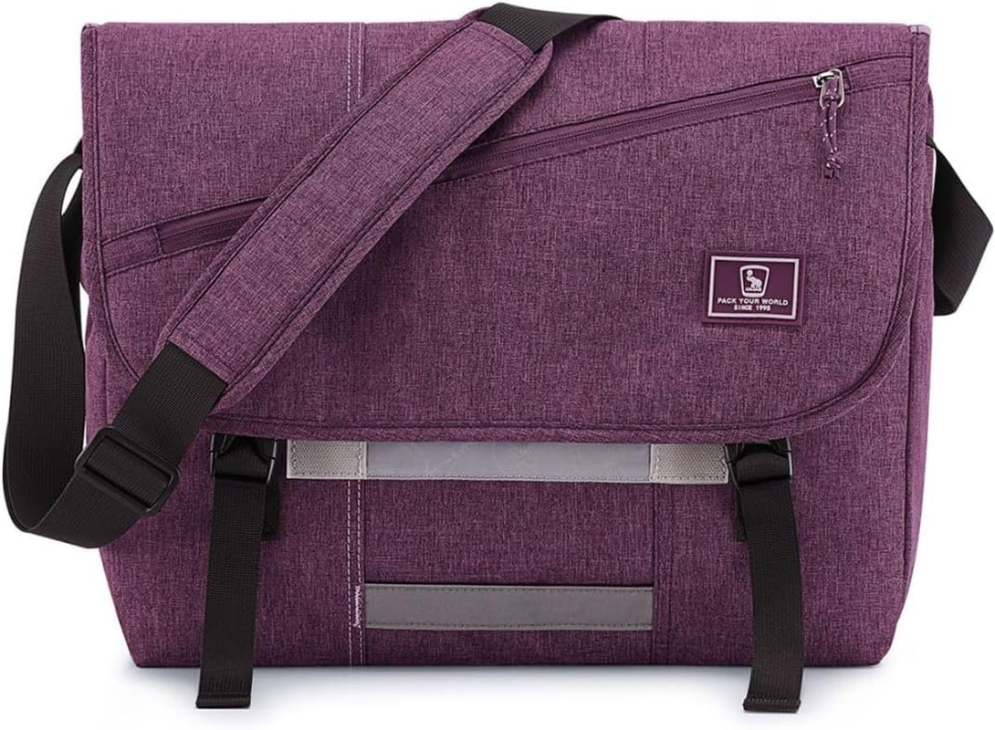Messenger Bag for Women, 15.6 Inch Laptop Crossbody Bags Men Casual Satchel Shou