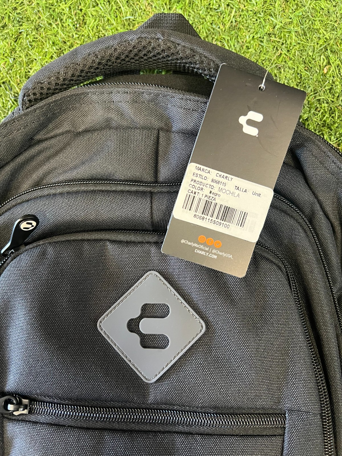 Charly Santos Backpack Black/Green