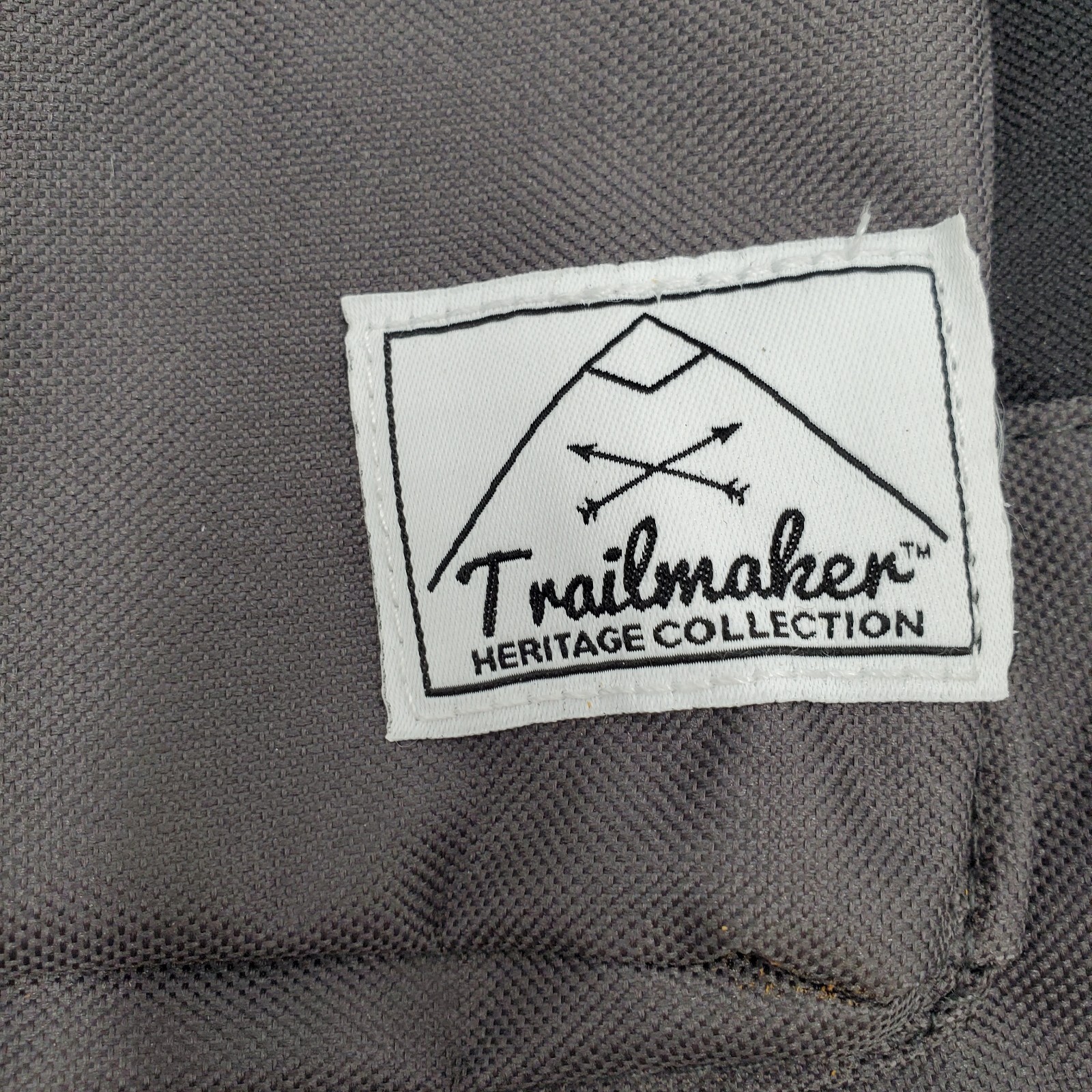 Trailmaker Backpack 16″ Black Gray Blue Big Student Heritage Collection New NWT