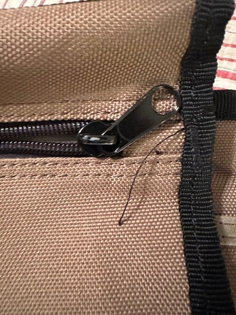 Duluth Trading Company Large Brown and Black Canvas Messenger Bag NWD