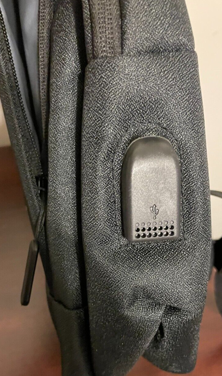 NEW The Journeyman Bag Co. Backpack Laptop Work Travel Black USB Port