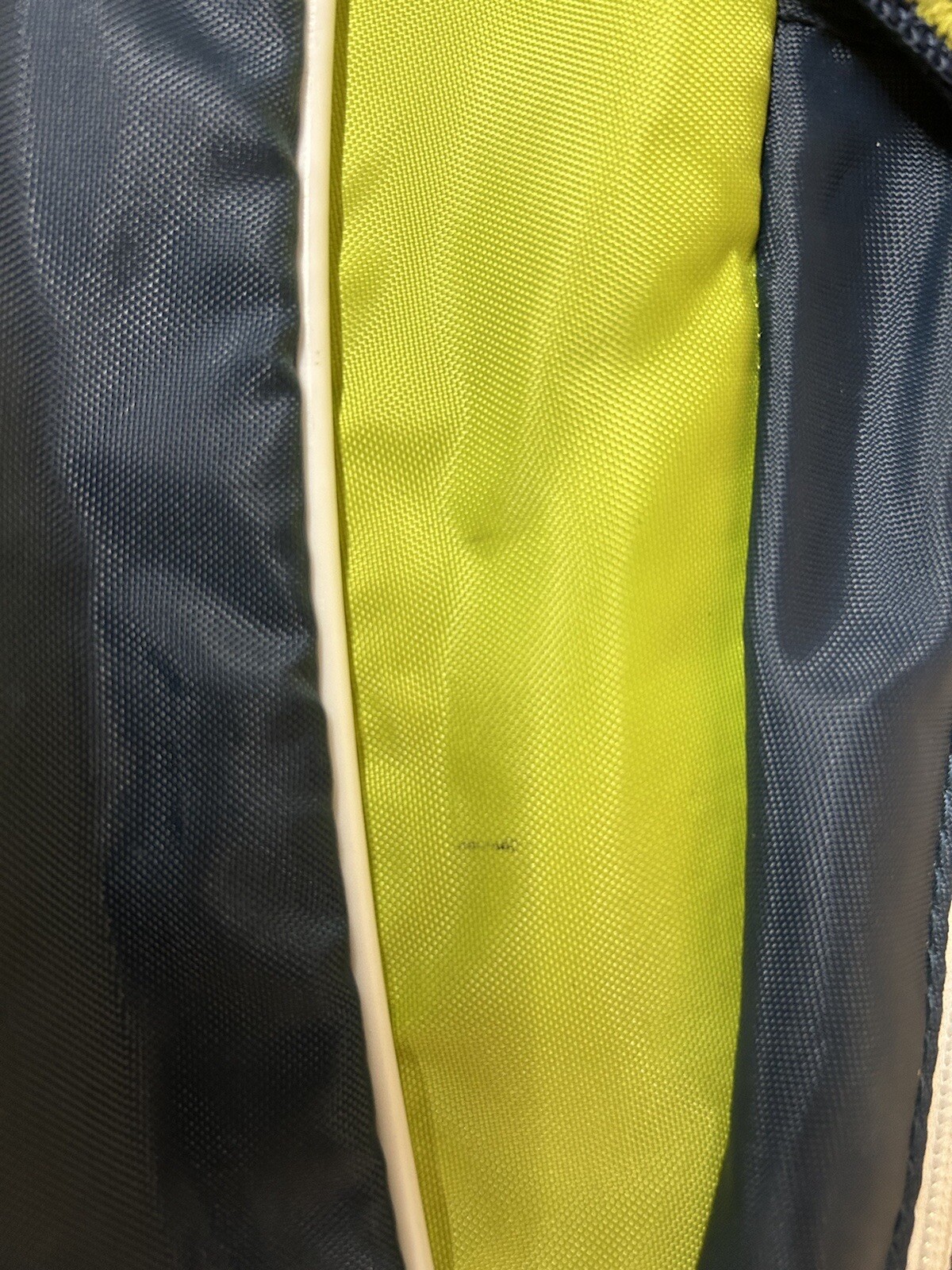 Wilson Backpack Blue with Yellow accents 2 zipper compartments Good Condition