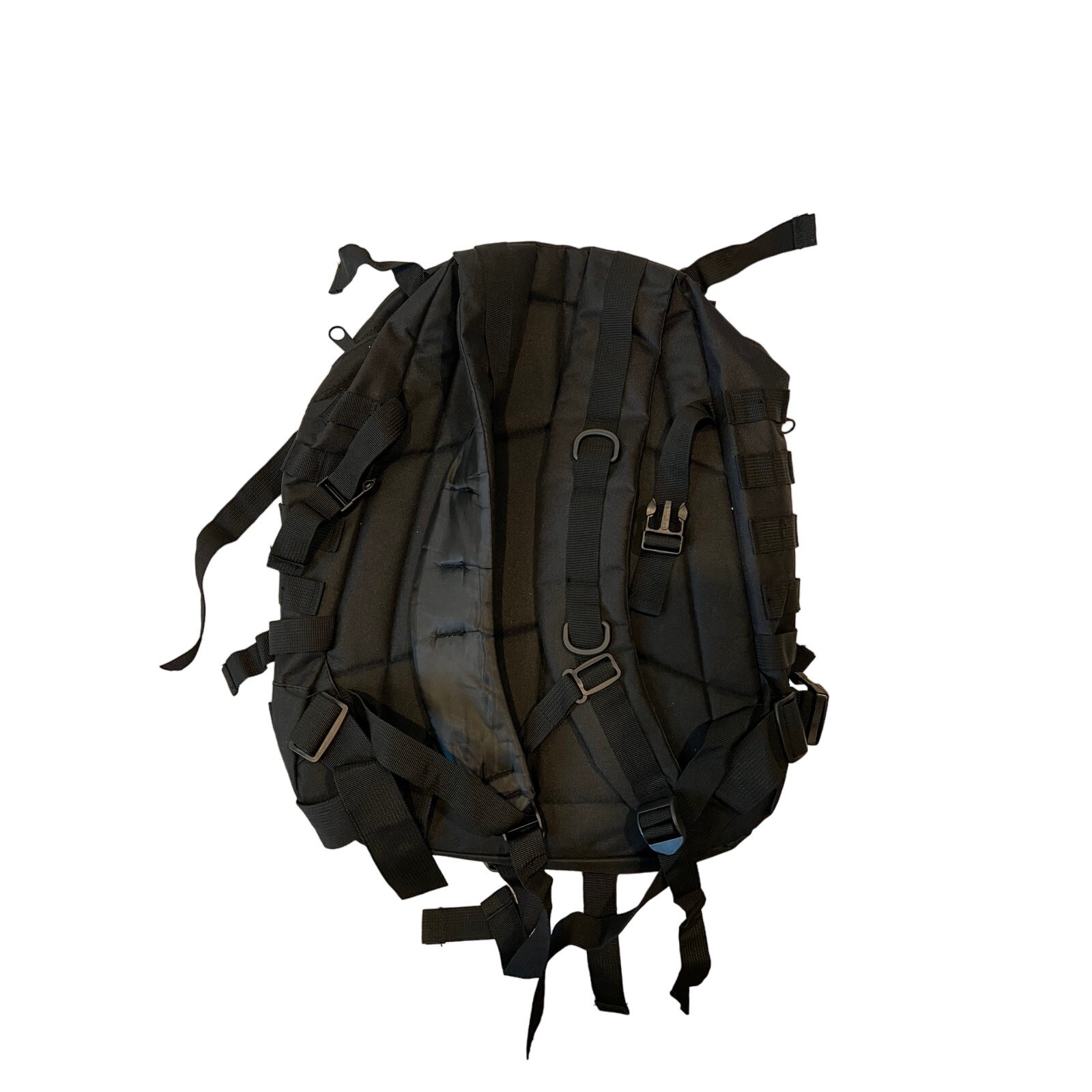 Generic No Brand Black Tactical Backpack