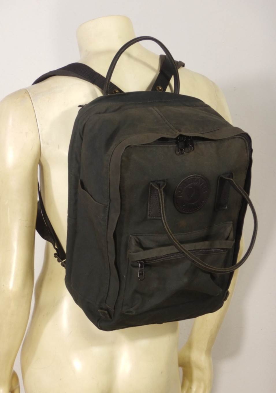Fjallraven No. 2 Black Kanken Laptop Sleeve Backpack