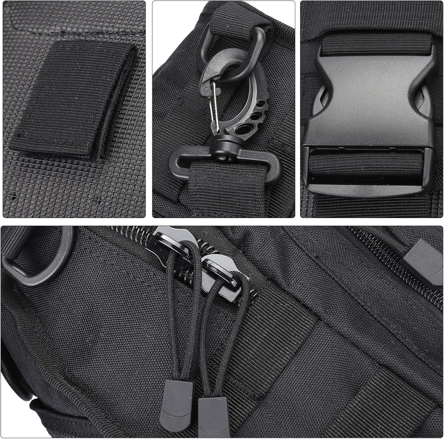 Mens backpack Tactical Sling shoulder bag Molle Travel chest Pack