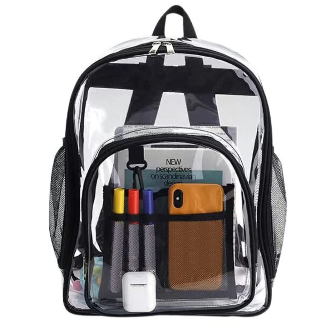 Clear Backpack | Heavy Duty PVC Transparent Backpack | Waterproof |