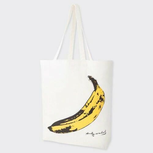 ANDY WARHOL “The Velvet Underground” Eco-Friendly Tote Bag (45cm x 42cm) UNIQLO 