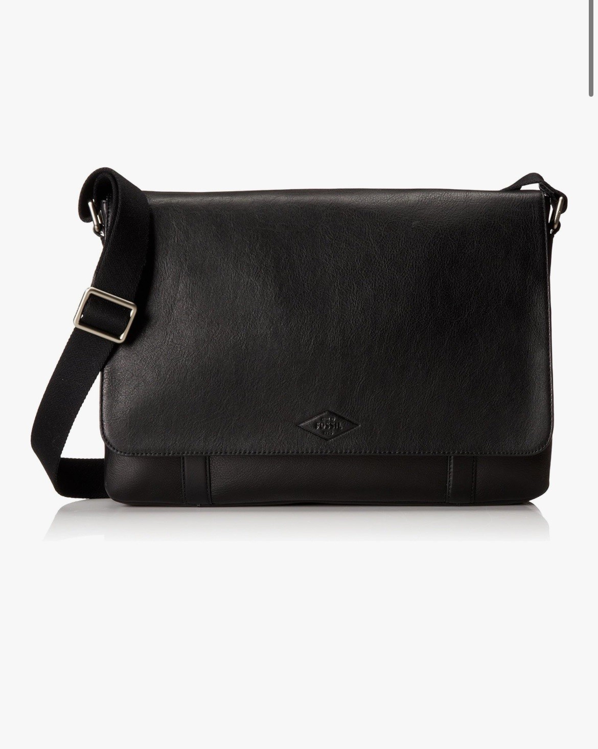 Brand New Fossil Aiden EW City Black Bag Issue No. 1954 With Dusty Bag
