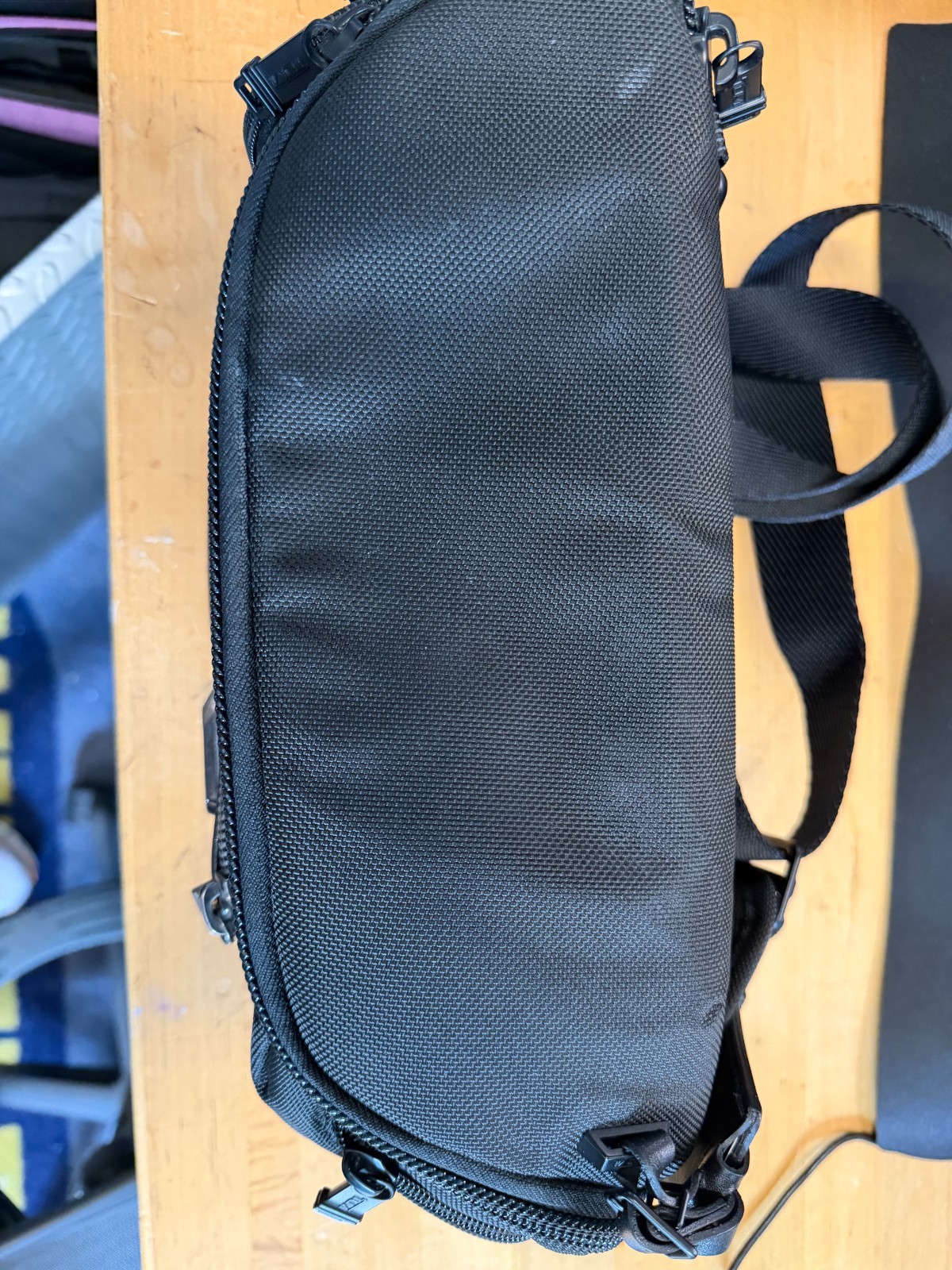 Tumi Alpha Bravo Kelley Chest Pack Sling Bag Black