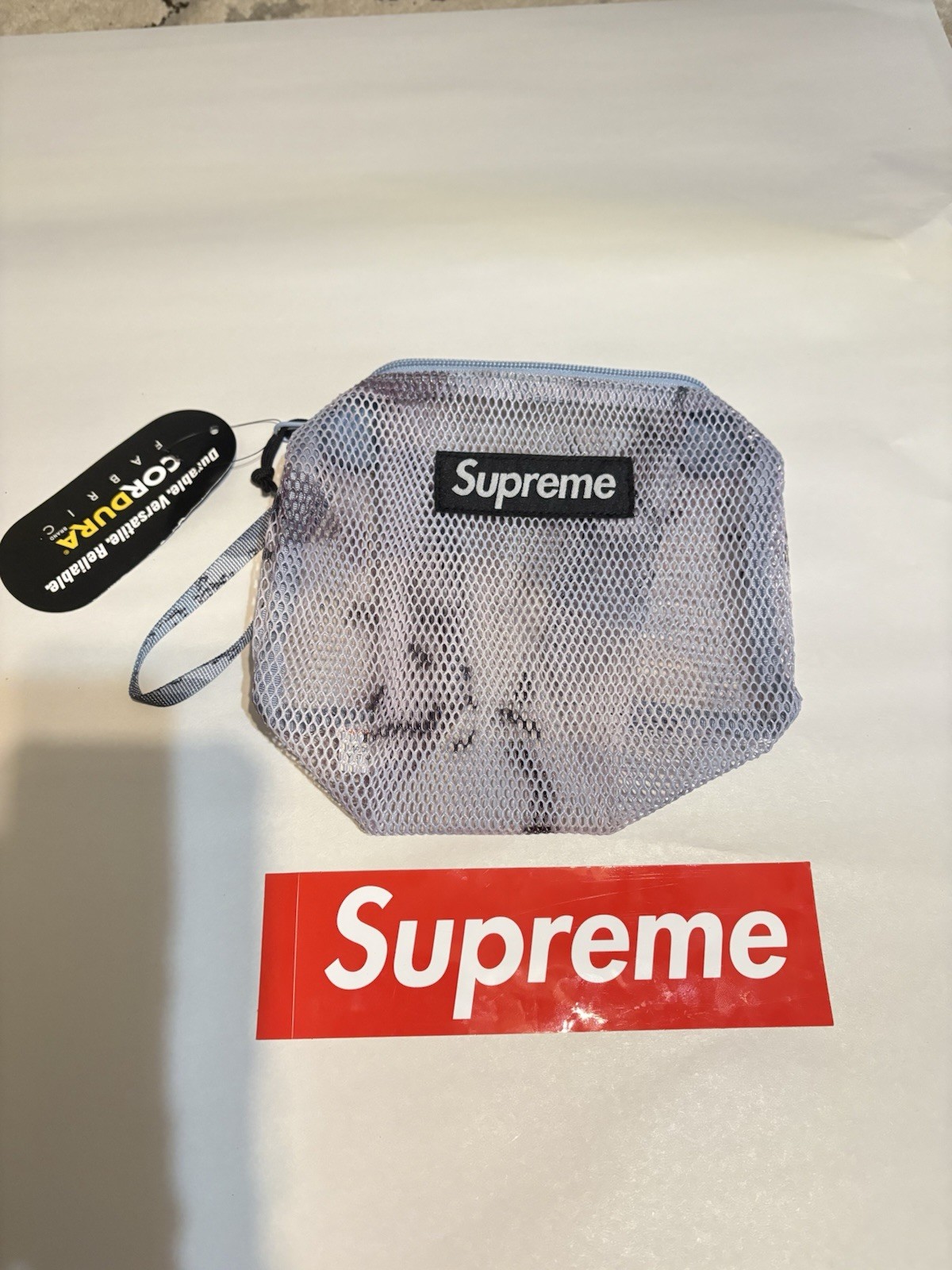 Supreme Utility Pouch Blue Chocolate Chip Camo SS20