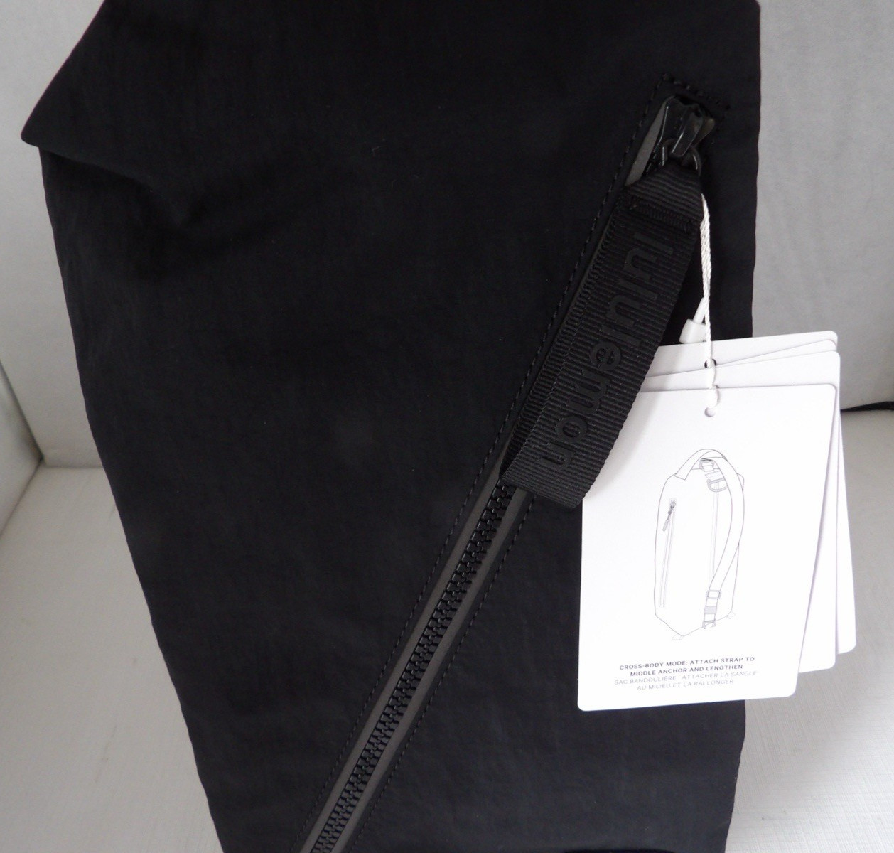 NWT Authentic LULULEMON FAST TRACK 2.0 Black Backpack Unisex