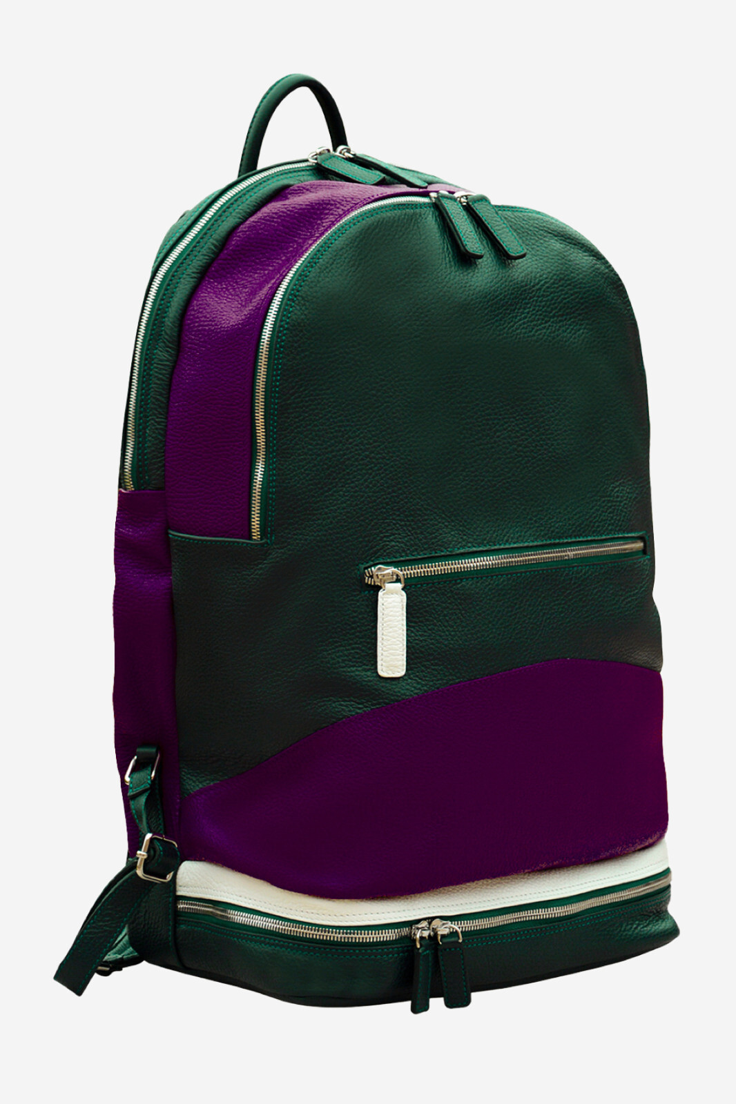 SLAM BACKPACK Luxury Pebble-Grain Leather Sports Bag Handmade to Order in Italy
