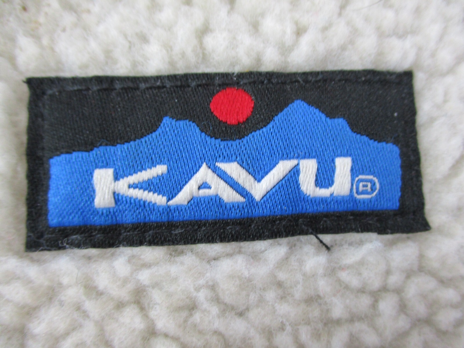 KAVU Pack Sherpa Fleece Backpack Women Girl Medium Ivory Padded Shoulder Straps