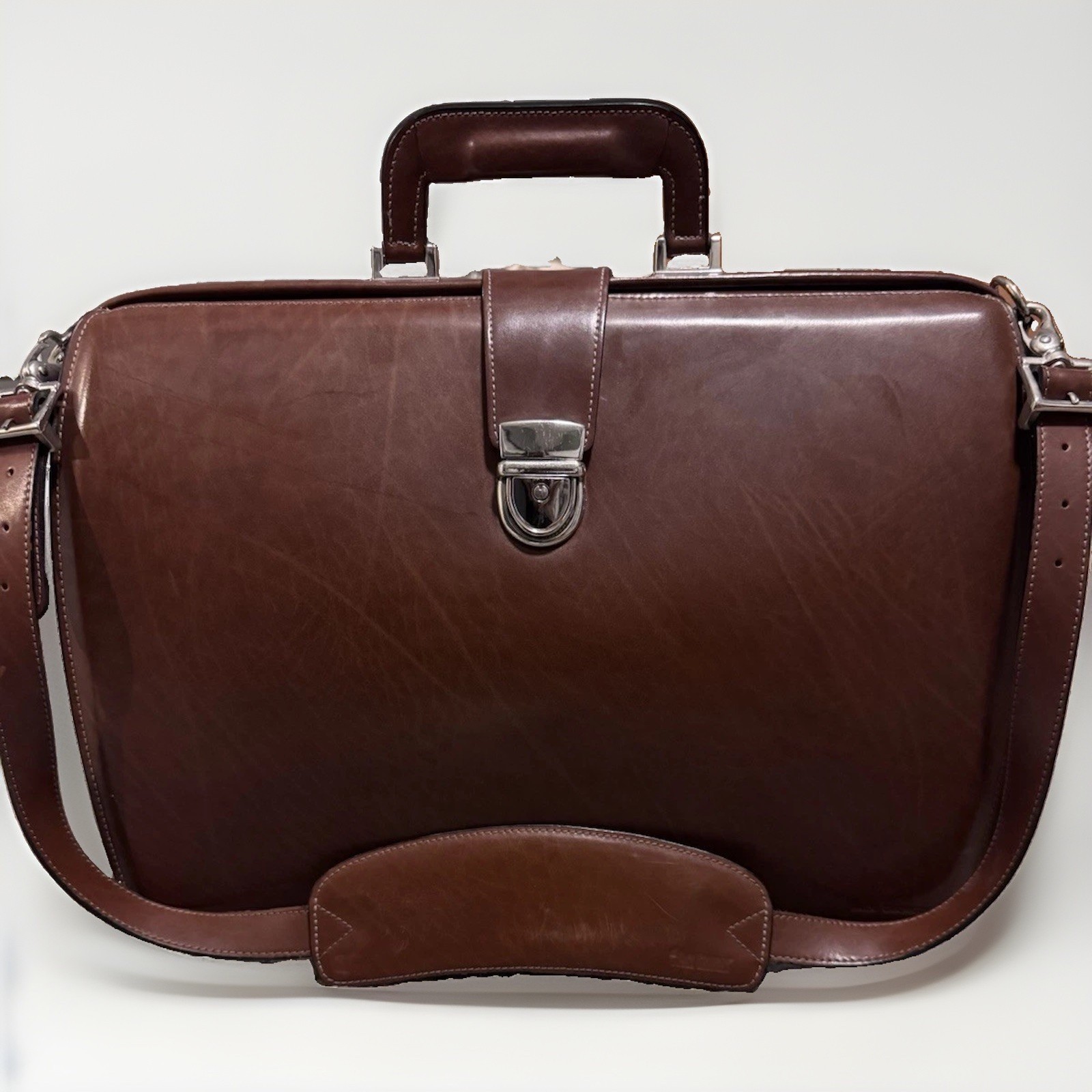Jack Georges Elements Classic Handmade Leather Briefcase (Style #4505)