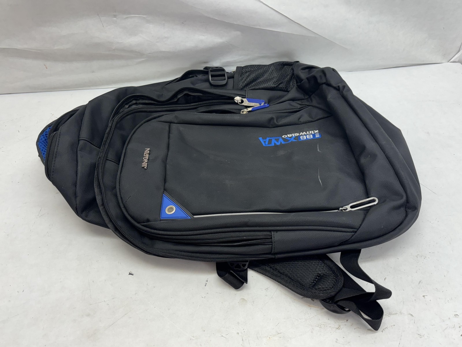 Jingpin Backpack Black Blue XWA E86 Xinwelao Laptop Bag School Work Travel